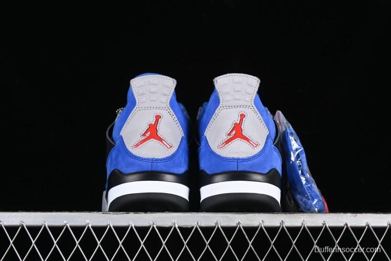 Nike Air Jordan 4 Retro Basketball Shoes with Premium Suede and Eminem Encore Design - AJ4