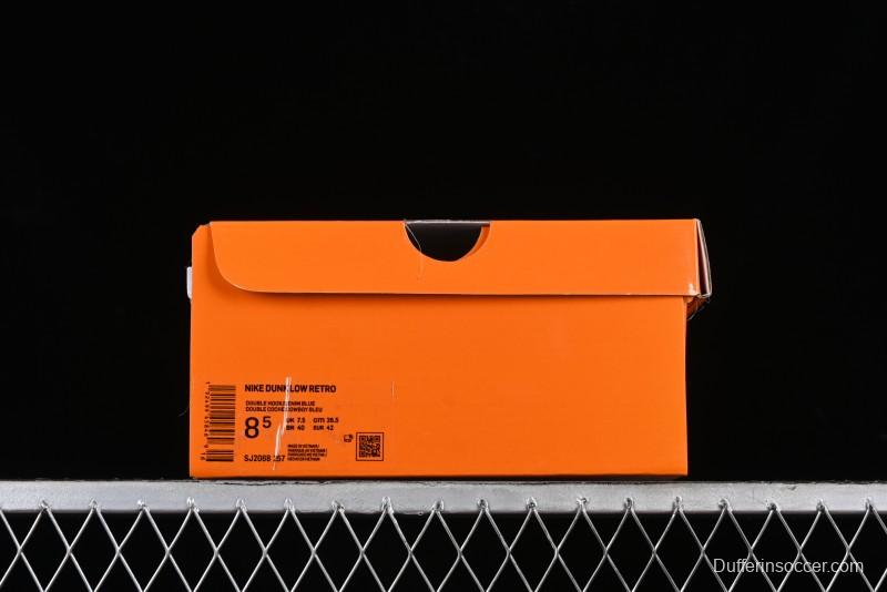 Nike SB Dunk Low LV Collaboration - Blue Denim Print Anniversary High-End Custom Low-Top Casual Skate Shoes - SJ2068-257