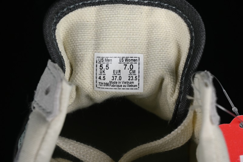 Vans Old Skool Reissue 136 Retro Casual Vulcanized Sneakers in Gray Blue White - VN000CRPGRN