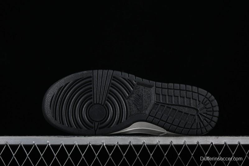 Nike SB Dunk Low LV Collaboration - Beige Black Denim Floral Anniversary High-End Custom Low-Top Casual Skate Shoes - XB3802-358