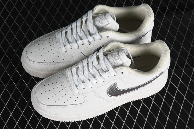 Nike Air Force 1 '07 Low Custom Traditional Chinese Brocade Casual Sneakers - AF2406-110