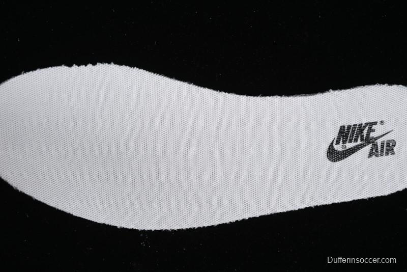 Nike Travis Scott x Fragment Design x Jordan Air Jordan 1 Low OG SP AJ1 LV Black Denim Print Low-Top Casual Sneakers - SJ2068-008