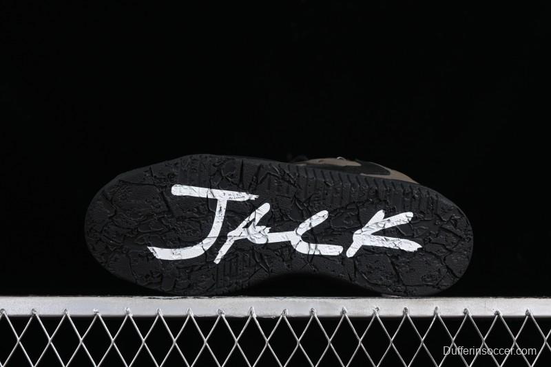 Nike Travis Scott x Jordan Cut The Check AJ1 Basketball Shoes with Velcro Design - FZ8117-200