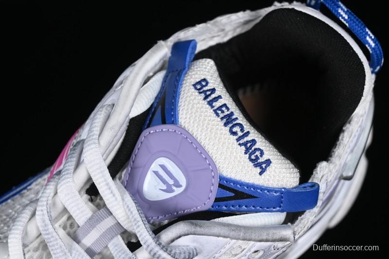 Balenciaga Runner Kith Four Color Retro Casual Sneakers - W3RMU9554