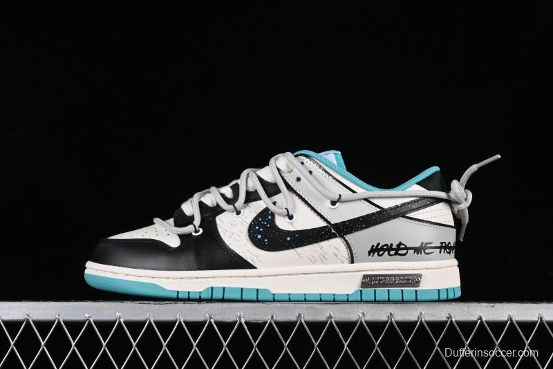 Nike Dunk Low Panda Prank Star Trek SB Strap Low-Top Casual Sneakers - DV0833-101