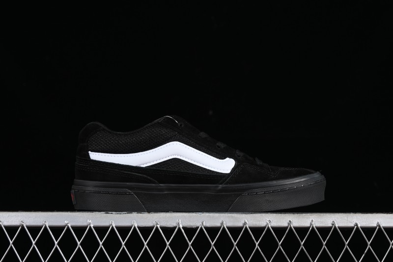 Vans Caldrone Classic Black Retro Skate Shoes - VN0007P9BA2