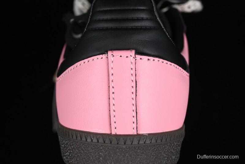 Adidas Samba OG B75807 Customized Casual Sneakers with Vibrant Hot Pink and Sweet Black Colorway - B75807