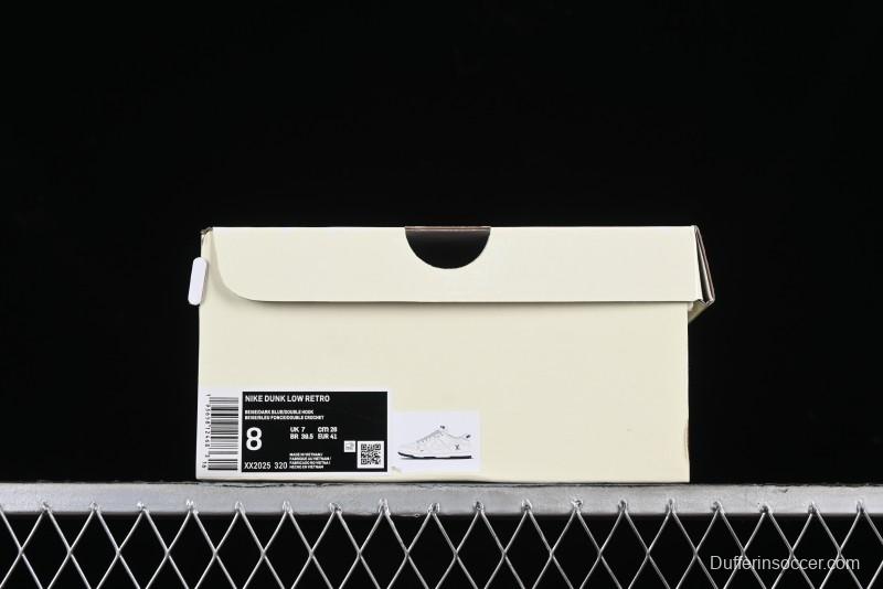 Nike SB Dunk Low LV Collaboration - Double Swoosh Blue Sole Anniversary High-End Custom Low-Top Casual Skate Shoes - XX2025-320