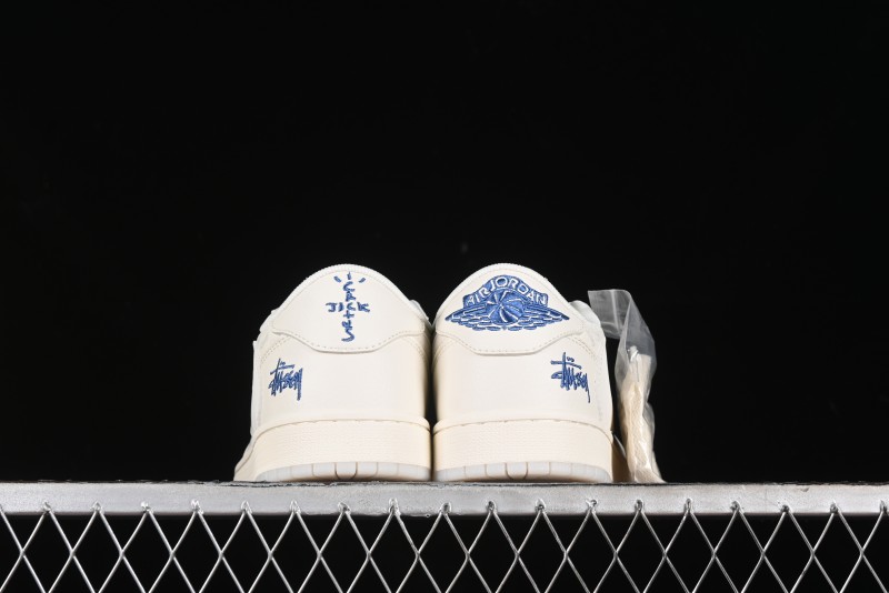 Nike Travis Scott x Fragment Design x Air Jordan 1 Low OG SP AJ1 Retro Sneakers - LJ5188-013