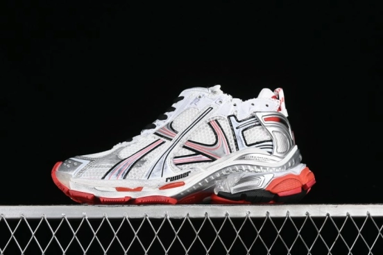 Balenciaga Runner Kith Four Color Retro Casual Sneakers - W3RMU9016
