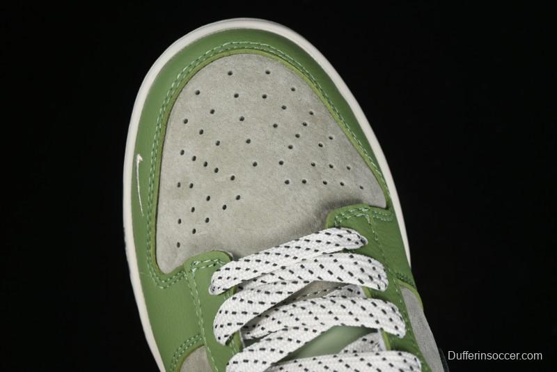 Nike SB Dunk Low UN Collaboration - Flying Spring Green Anniversary High-End Custom Low-Top Casual Skate Shoes - JH8310-959