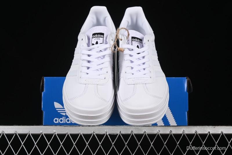 Adidas Originals Gazelle Bold IE5130 Low-Top Sneakers with Thick Sole for Casual Wear, Slip-Resistant and Durable - IE5130