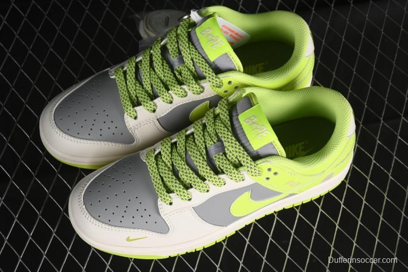 Nike SB Dunk Low BAPE Collaboration - Anniversary Premium Custom Low-Top Casual Sneakers - BB8969-005