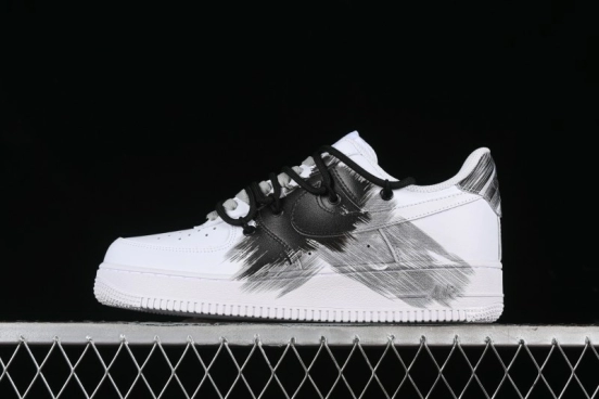 Nike Air Force 1 '07 Low Storm Graffiti Low-Top Casual Sneakers - DD2024-010