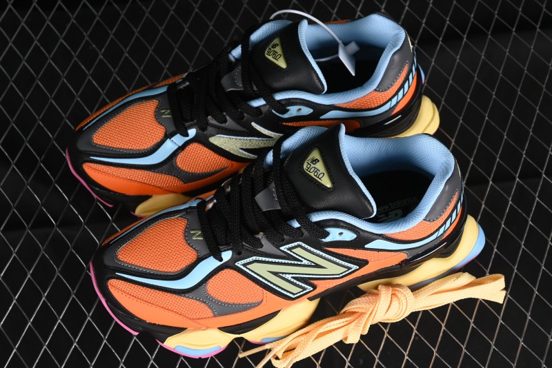 Joe Freshgoods x New Balance 9060 Retro Casual Running Sneakers with ABZORB Cushioning - U9060GB