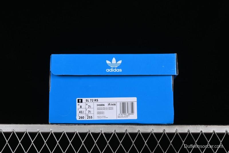 Adidas Originals SL 72 RS Retro Running Shoes with Nylon Upper and Suede Accents - IH0896