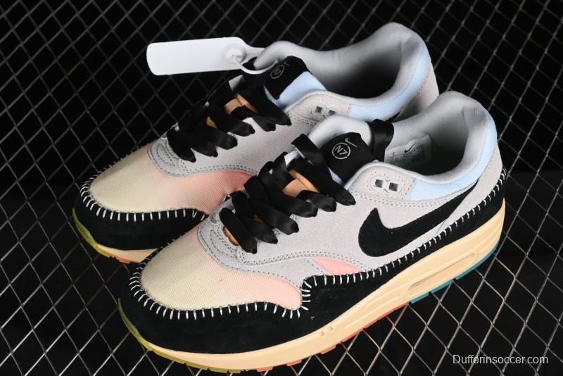 Nike Air Max 1 Retro Running Shoes with Half-Sole Air Cushion - FZ3610-072