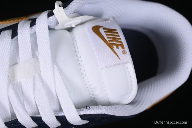 Nike Dunk Low SB Skateboarding Shoes in Black/White/Gold Colorway - FB9109-111