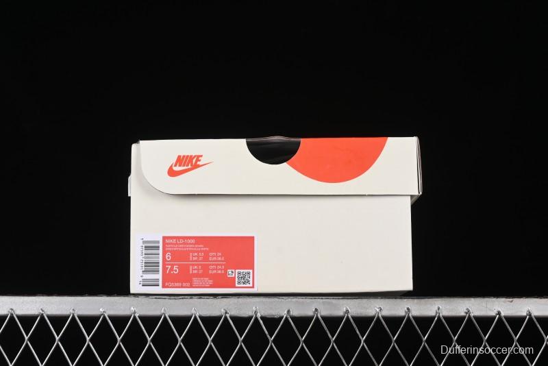 Nike Stussy Roshe Run LD-1000 Comfortable Versatile Non-Slip Durable Waffle Low-Top Casual Running Shoes - FQ5369-002