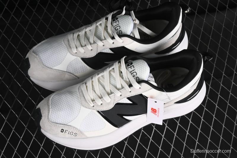 New Balance 3447 Series Retro Casual Running Shoes with Textile and Leather Upper - U3447LC