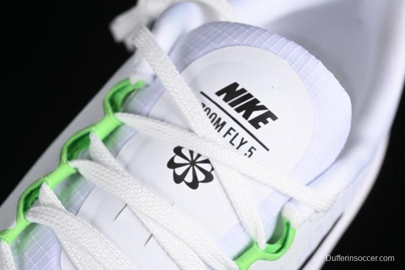 Nike Zoom Fly 5 Premium Lightweight Running Shoes with React Technology and Carbon Fiber Plate - DM8968-101