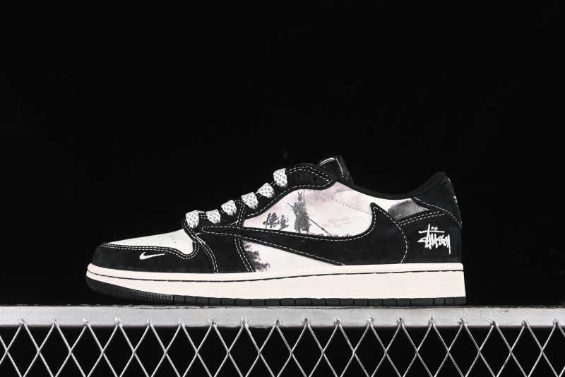 Nike Travis Scott x Fragment Design x Air Jordan 1 Low OG SP AJ1 - XZ3368-555