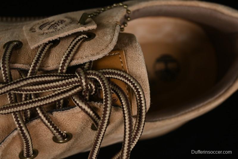 Timberland Low-Top Casual Shoes for Men - Italian Oil-Grained Leather with Anti-Slip Rubber Sole - TB73535SAND