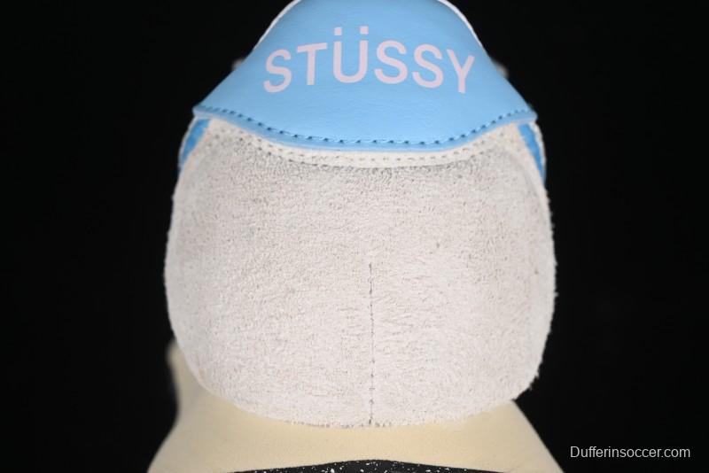 Nike Stussy Roshe Run LD-1000 Comfortable Versatile Slip-Resistant Durable Waffle Low-Top Casual Running Shoes - FQ5369-001