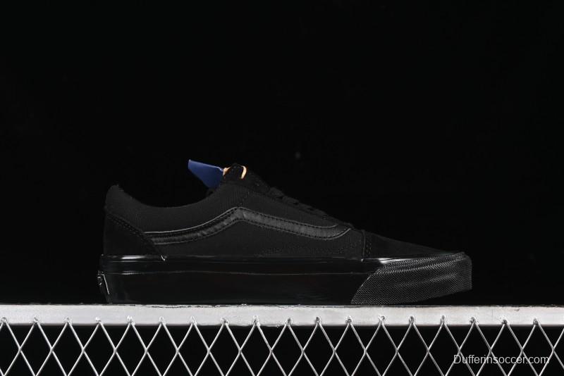 Vans Old Skool Premium Black Suede Retro Skate Shoes - VN000CXTBKA