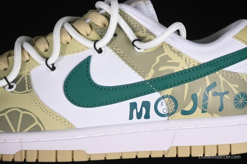 Nike Dunk Low SB Lemon Mojito Casual Skate Shoes - DV0833-100