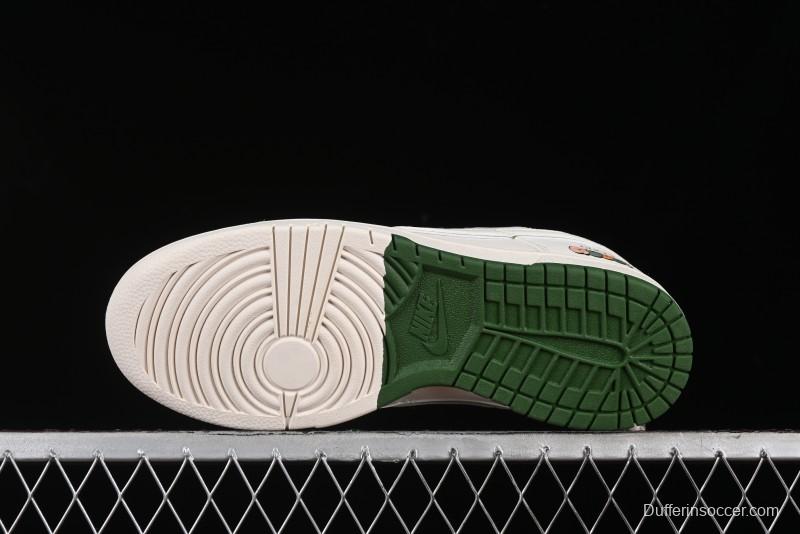 Nike SB Dunk Low Gucci Collaboration Anniversary High-End Custom Sneakers - DQ1098-398