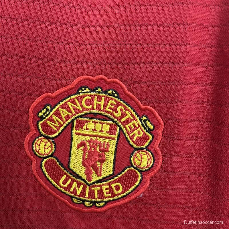 18/19 Retro Manchester United Home Jersey