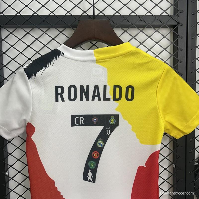 25/26 Kids Real Madrid Cristiano Ronaldo Special CR7 Jersey