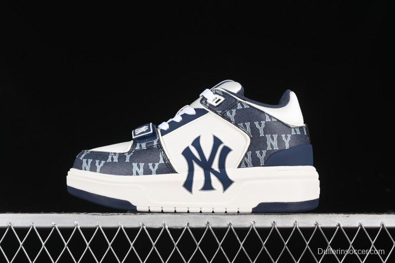 MLB Chunky Liner New York Yankees Lightweight Platform Sneakers with 6cm Height Increase - 3ASXCDN3N50NYD