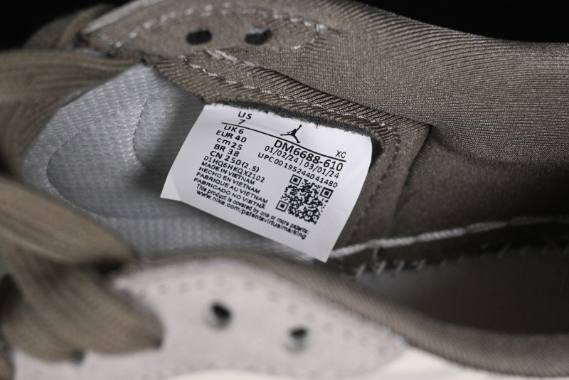 Nike Travis Scott x Fragment Design x Air Jordan 1 Low OG SP AJ1 Low-top Casual Sneakers - DM6688-610