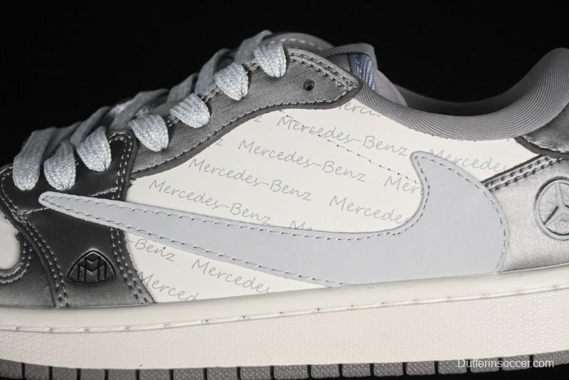 Nike Travis Scott x Fragment Design x Air Jordan 1 Low OG SP AJ1 Culture Casual Sneakers - AG3702-802