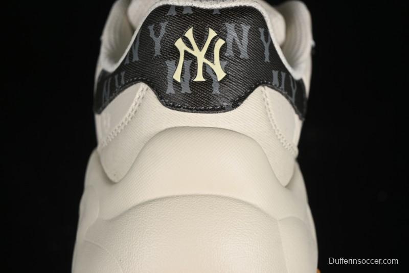 New York Yankees MLB Bigball Chunky Embo Monogram Thick Sole Sandals - 3ASHBEM4N50IVS
