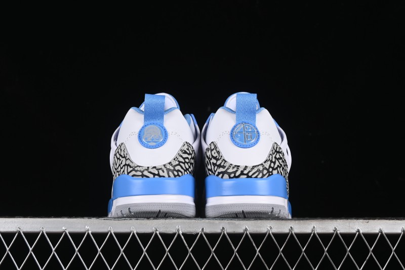 Nike Jordan Spizike Low AJ Hybrid Design Sneakers with Cracked Leather and Multi-Element Fusion - FQ1759-141