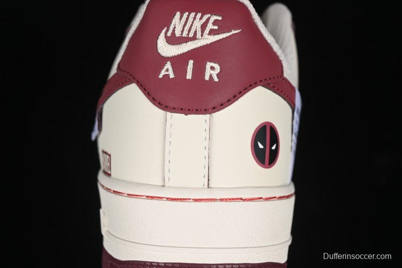 Nike Air Force 1'07 Low "Deadpool" Marvel Series Deadpool Casual Sneakers - FB1839-512