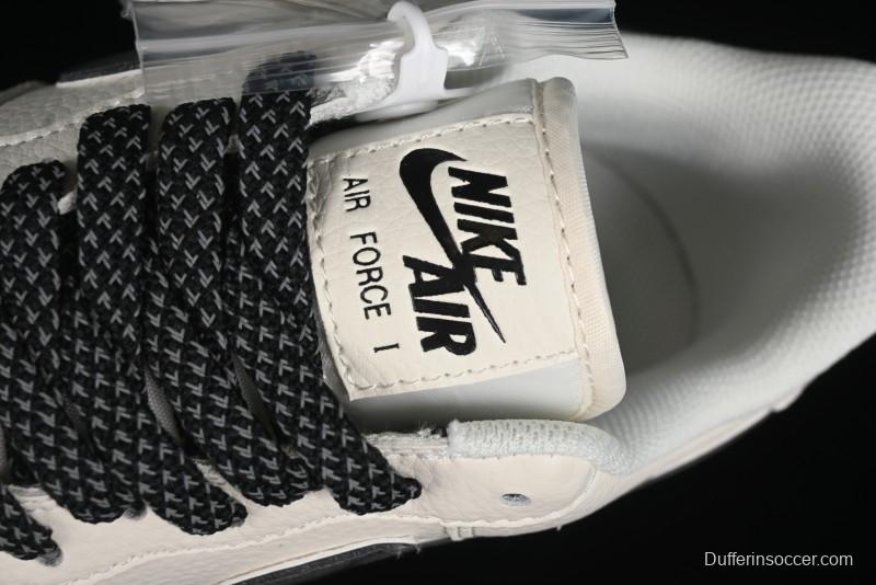 Nike Air Force 1 '07 Low QR Code Black Star Sneakers - CU1836-962