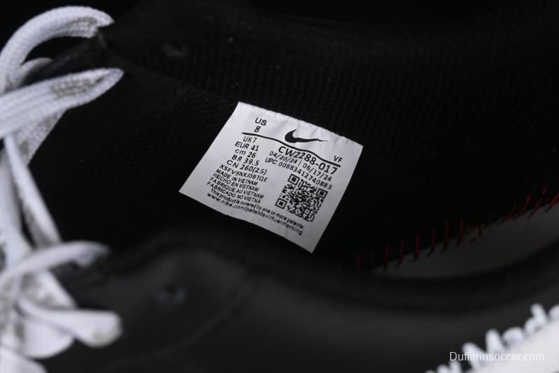 Nike Air Force 1 '07 Low Graffiti White Black Casual Sneakers - CW2288-017
