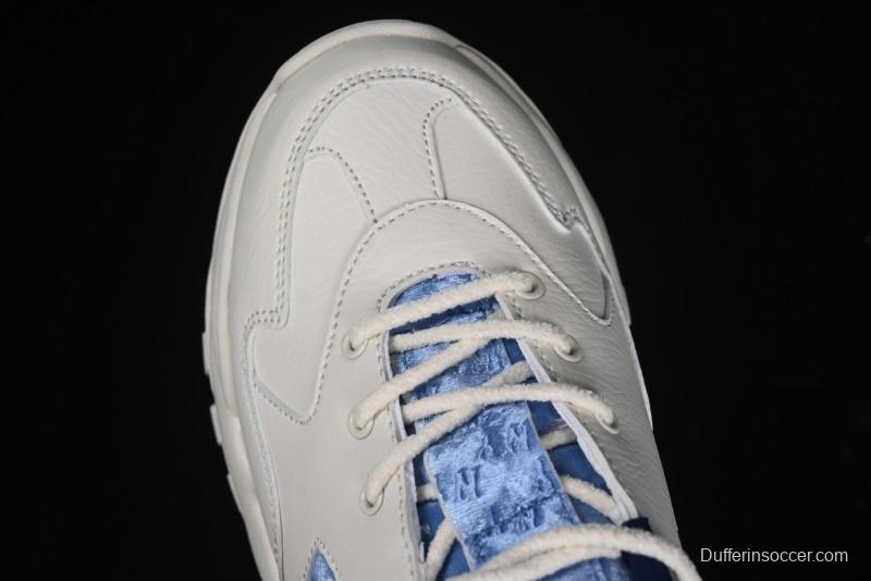 New York Yankees MLB Bigball Chunky Window Velvet Monogram Thick Sole Casual Running Shoes - 3ASHWVM4650NYS