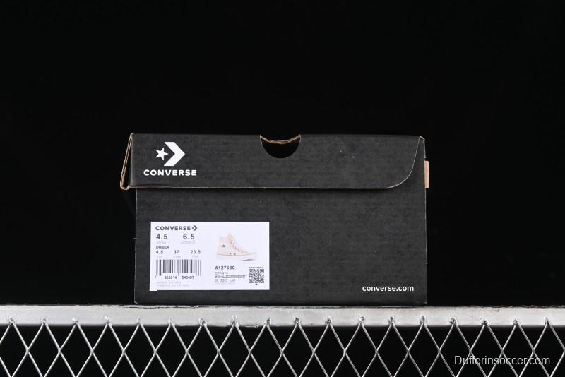 Converse Zoo Happy Pets Series High-Top Casual Sneakers with Plush Lining for Autumn Winter - A12768C