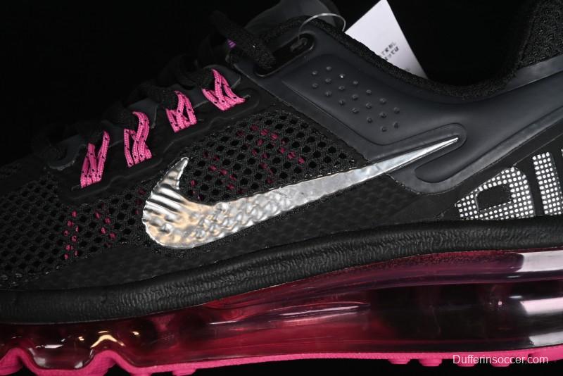 Nike Air Max 2013 Retro Breathable Mesh Cushioned Running Shoes - 555753-001