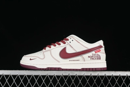 Nike SB Dunk Low Supreme x The North Face Casual Skateboarding Shoes - BM0234-506