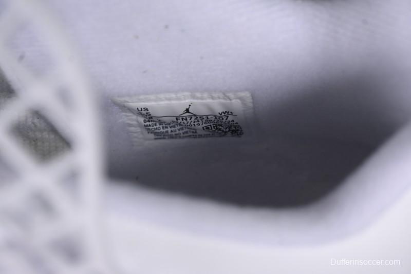 Nike Air Jordan 4 Retro Basketball Shoes with Net Design - FV7251-107