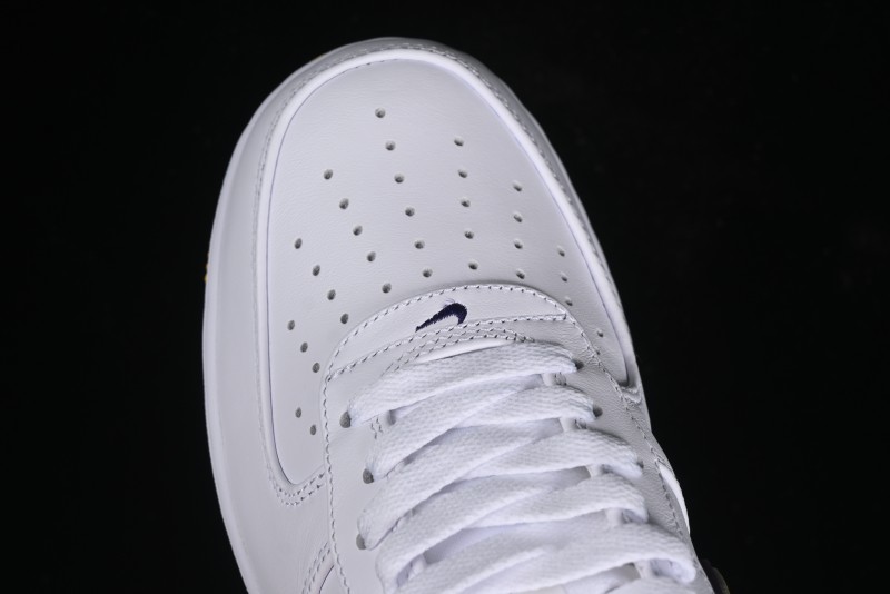 Nike Air Force 1 '07 Low Kobe Full-Grain Leather Casual Sneakers with Full-Length Air Cushion - FZ1151-100