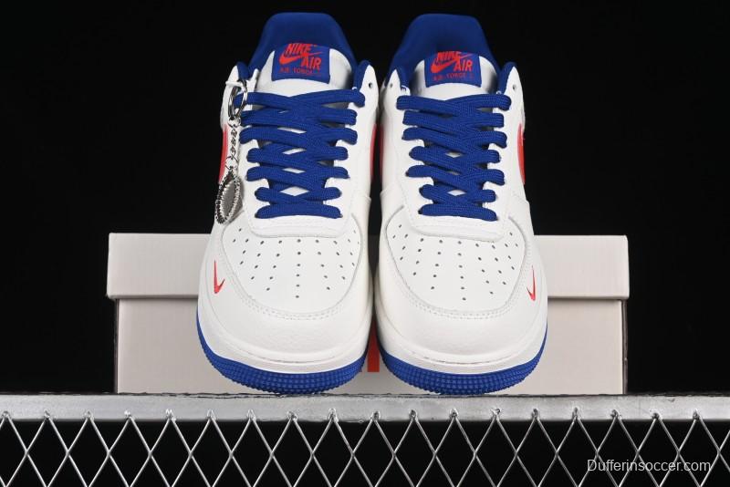 Nike Air Force 1 '07 Low Champion Collaboration - Blue White Red Low-Top Casual Sneakers - KK1988-002