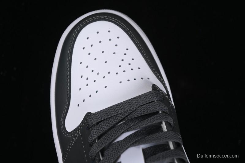 Nike Air Jordan 1 Low Iron Grey Casual Sneakers - 553558-152