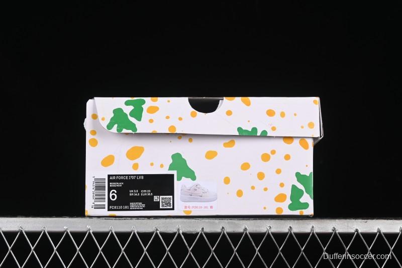 Nike Air Force 1 '07 Low Pink Deconstructed Swoosh Casual Sneakers - FC8110-181